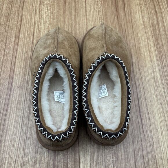 UGG Tasman Women’s Slippers in Chestnut 5955-CHE Size 6 Slip On Lined Shoes - Picture 7 of 9